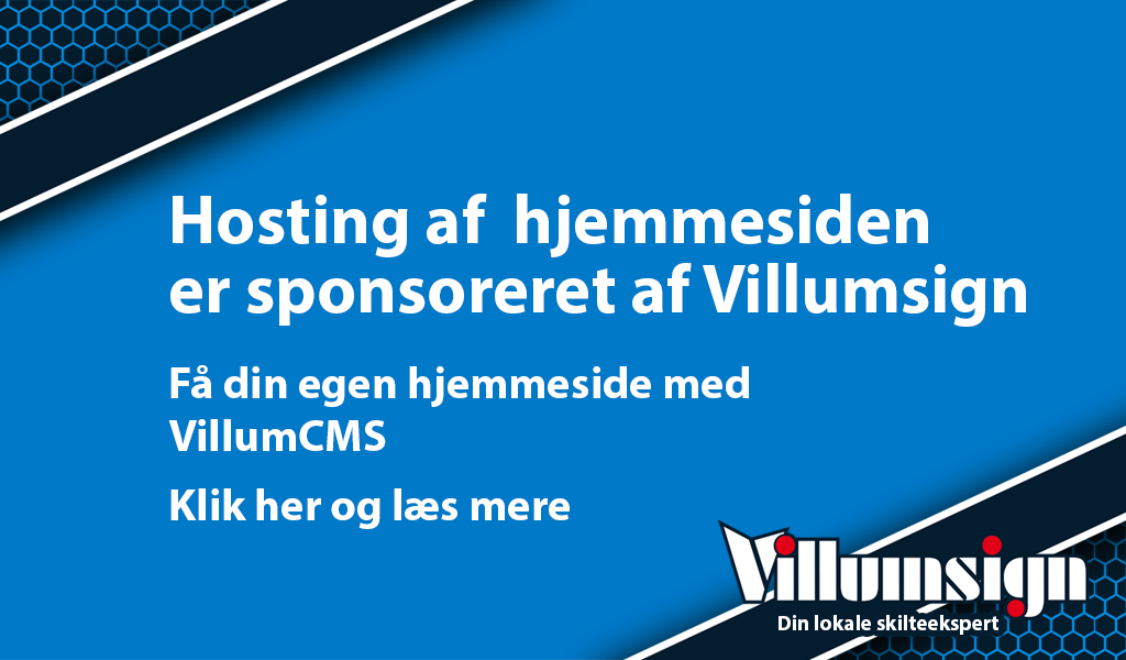 Webhostingen sponsoreres af Villumsign – VillumCMS